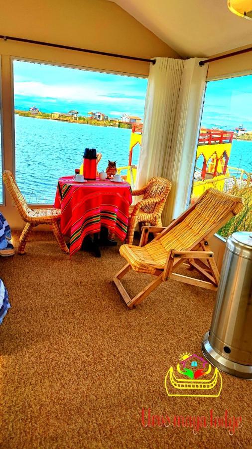 Uros Maya Lodge Puno Exteriör bild